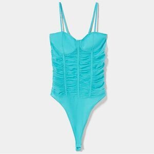 Corset Teddy Sheer Mesh Size S • NEW WITH TAGS •